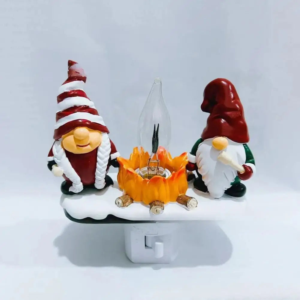 3D LED Christmas Campfire Night Light — Cozy Flicker Glow